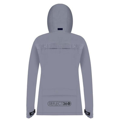 Women's Reflective Waterproof Hooded Jacket